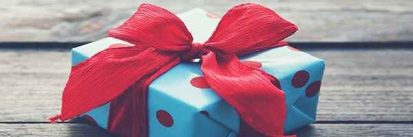 Gift box filled with divine wealth